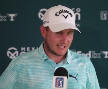 Emiliano Grillo Sunday Flash Interview Day 4 2023 Mexico Open at Vidanta Spanish