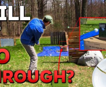 Golf Ball vs iPad and Other Breakable Items in Slow-Mo!