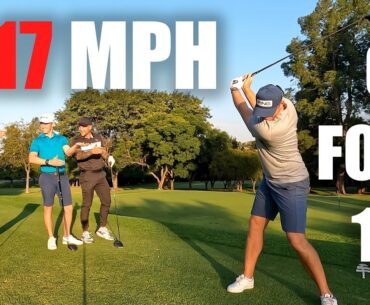 Can We Beat... THE LONGEST GOLF PRO IN THE WORLD?!!