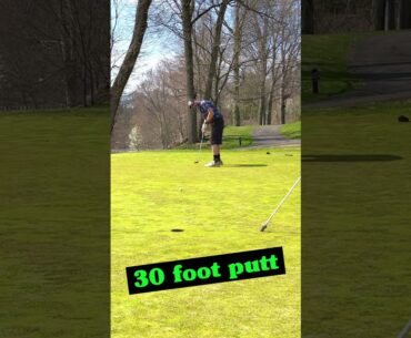 How to make a 30 foot putt #themasters #pga #golf