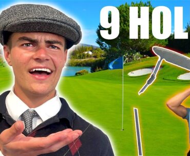 We played Golf with only a PUTTER