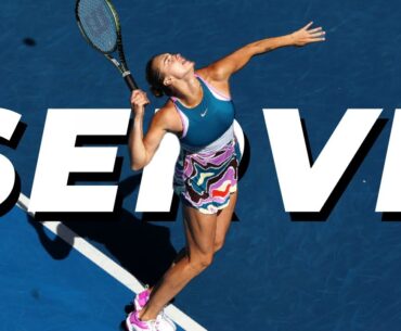 RANK ALL Top 20 WTA Players by SERVE (Tennis)