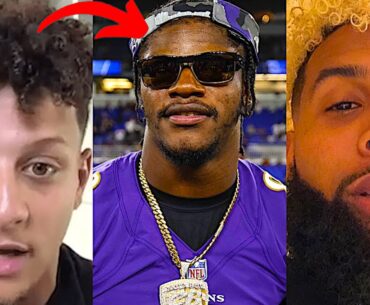 NFL PLAYERS REACT TO LAMAR JACKSON SIGNING WITH BALTIMORE RAVENS | LAMAR JACKSON REACTION