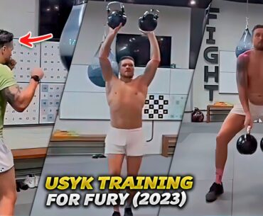 Oleksandr Usyk training for Tyson Fury. STRENGTH AND CONDITIONING. Usyk vs Fury HIGHLIGHTS HD BOXING