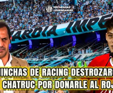 Hinchas de Racing estallaron contra Chatruc por donarle al Rojo