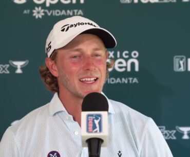 Austin Smotherman Thursday Flash Interview Day 1 2023 Mexico Open at Vidanta
