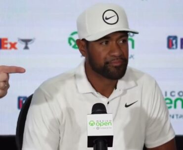 Tony Finau Sunday Winner Press Conference Day 4 2023 Mexico Open at Vidanta
