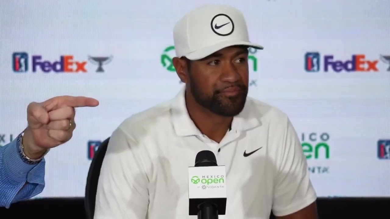 Tony Finau Sunday Winner Press Conference Day 4 2023 Mexico Open at Vidanta Tony Finau Sunday Winner Press Conference Day 4 2023 Mexico Open at Vidanta