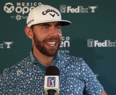 Erik Van Rooyen Thursday Flash Interview Day 1 2023 Mexico Open at Vidanta