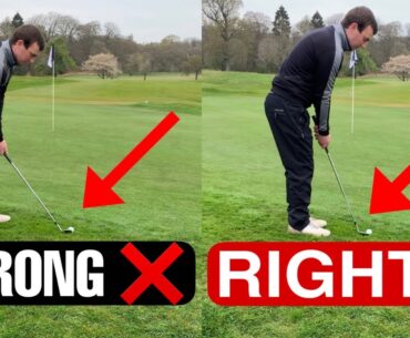 The SHORT GAME set up MYTH costing you shots (golf swing basics)
