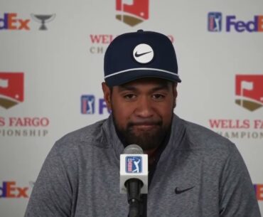 Tony Finau Tuesday Press Conference 2023 Wells Fargo Championship © PGA Tour
