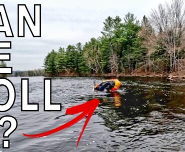 Expert Kayaker ROLLS a PACKRAFT first try, then explains difference between kayak/packraft technique