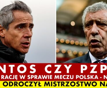FERNANDO SANTOS CZY PZPN? KTO MA RACJĘ W SPRAWIE MECZU POLSKA - NIEMCY? SOUSA ODROCZYŁ FETĘ NAPOLI!
