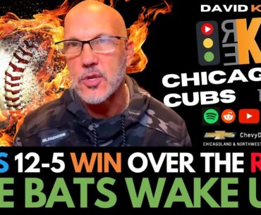 REKAP: ⚾️ Chicago Cubs 12-5 Win Over The Cincinnati Reds - The Bats Wake Up. A HUGE 7th Inning!