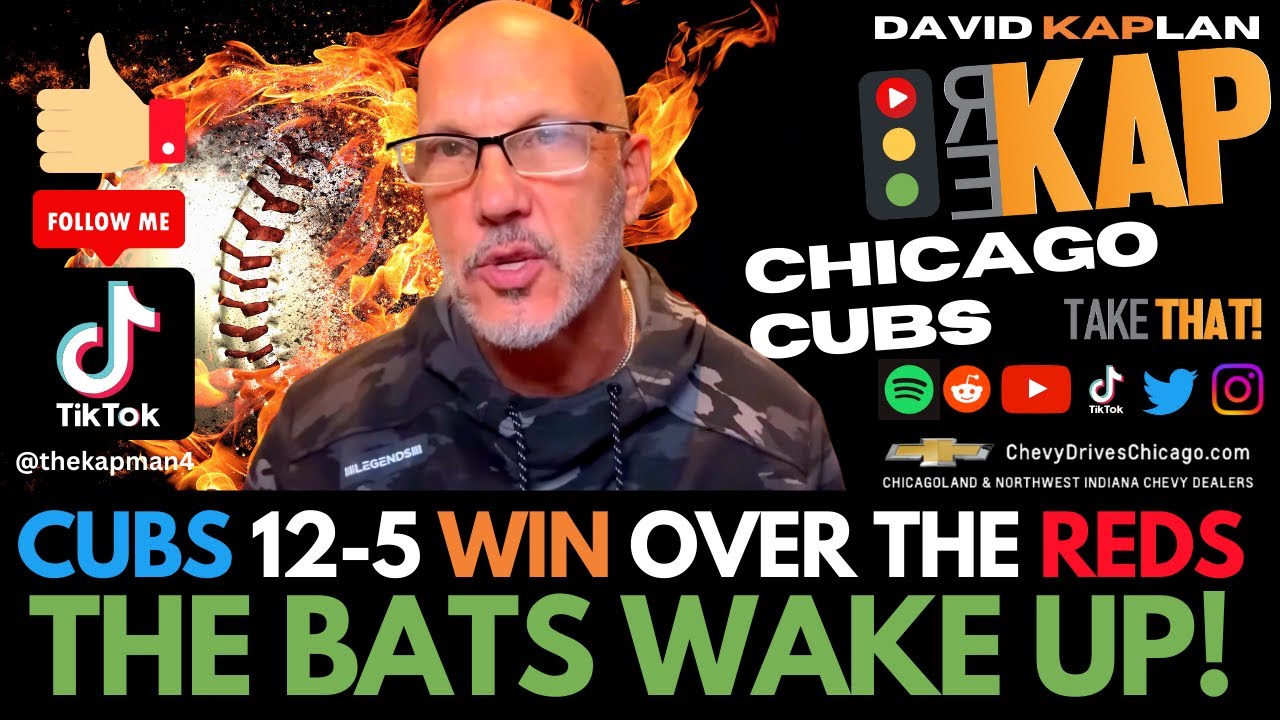 REKAP: ⚾️ Chicago Cubs 12-5 Win Over The Cincinnati Reds – The Bats Wake Up. A HUGE 7th Inning! REKAP: ⚾️ Chicago Cubs 12-5 Win Over The Cincinnati Reds - The Bats Wake Up. A HUGE 7th Inning!