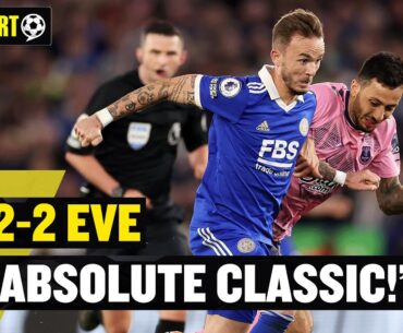 ABSOLUTE CLASSIC! 🔥 Jason Cundy and Jamie O'Hara react to Leicester's 2-2 draw with Everton!