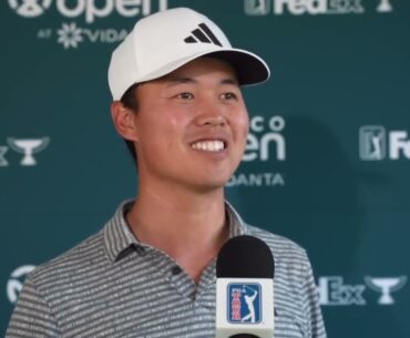 Brandon Wu Friday Flash Interview Day 2 2023 Mexico Open at Vidanta