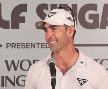 Cameron Tringale Press Conference Friday Day 1 2023 LIV Golf Singapore © LIV Golf