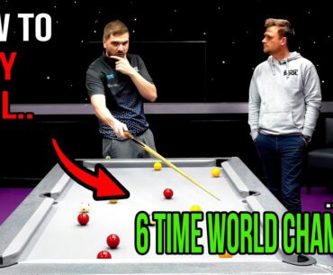 This is how 6 TIME WORLD CHAMPION, MICK HILL plays pool. #billiards #8ballpool #ultimatepool #8ball
