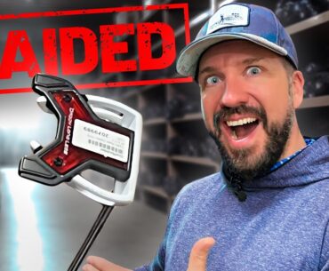They let me RAID THE WAREHOUSE to find the PERFECT PUTTER!