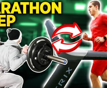 Hybrid Athlete Leg Day | How To Balance Running & Lifting (100 Rep Squats!)
