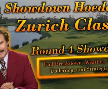 PGA DFS: Showdown Hoedown Round 4 | Zurich Classic | DraftKings Strategies & (Not) Picks | Underdog