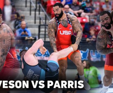 Gable Steveson vs Mason Parris | 125 kg 2023 US Open Semifinal