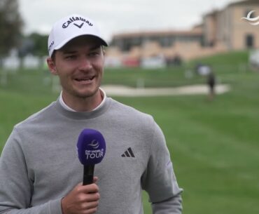 Rasmus Hojgaard Wednesday Presser 2023 DS Automobile Italian Open © DP World Tour