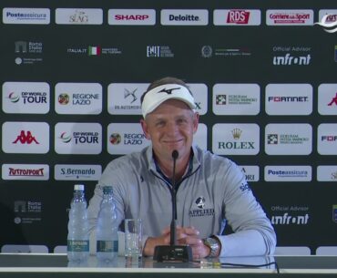 Luke Donald Wednesday Press Conference 2023 DS Automobile Italian Open © DP World Tour