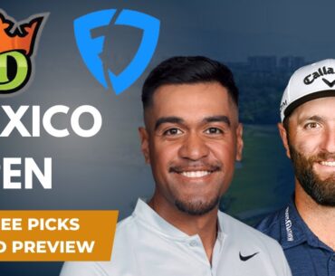 🔥FREE MEXICO OPEN PGA BREAKDOWN🔥 DRAFTKINGS PICKS AND MORE!