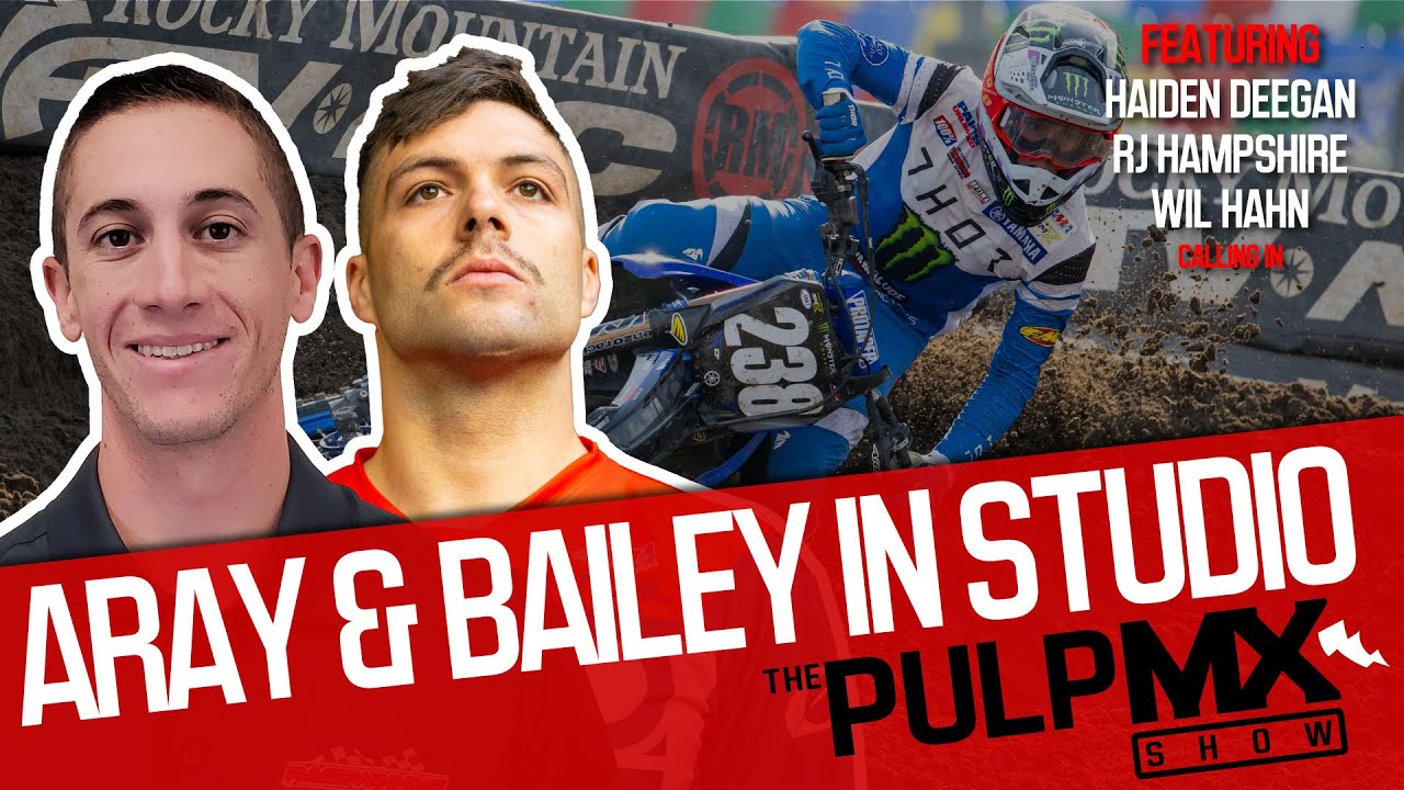 PulpMX Show 536 – Haiden Deegan, RJ Hampshire & Wil Hahn w/ Alex Ray & Kevin Bailey in studio PulpMX Show 536 - Haiden Deegan, RJ Hampshire & Wil Hahn w/ Alex Ray & Kevin Bailey in studio
