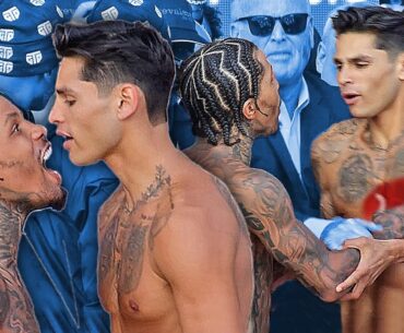 GERVONTA DAVIS VS RYAN GARCIA • HEATED FULL WEIGH IN & FACE OFF VIDEO!