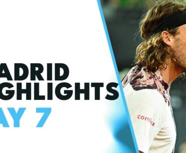 Alcaraz Faces Zverev; Rublev, Tsitsipas & Medvedev Also In Action | Day 7 Madrid 2023 Highlights