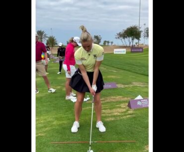 Beauty & Golf! Amazing Charley Hull golf swing motivation! #golf, #golfswing, #ladiesgolf, #beauty