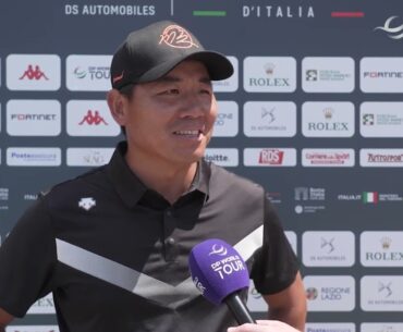 Ashun Wu Thursday English & Mandarin Flash Interview 2023 DS Automobiles Italian Open · Round 1