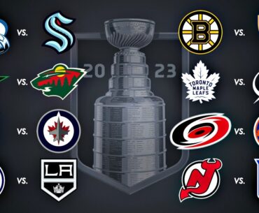 2023 Stanley Cup Playoffs | Round 1 | Every Goal