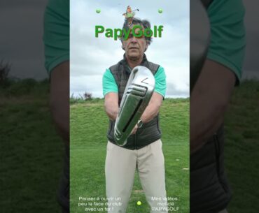 #Golf : Comme Nicklaus, ouvrez un peu la face aux fers ! #Shorts