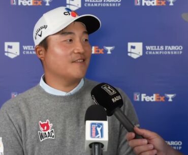 KH Lee Thursday Flash Day 1 2023 Wells Fargo Championship © PGA Tour