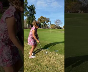 …#birdie at #practice #golfswing #multisportathlete #shorts #youtubeshorts #youtuber #golf #girl