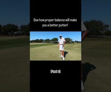 Proper set up and perfect balance will make you a better putter in no time!!