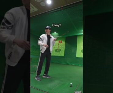 Teaching a random girl how to golf