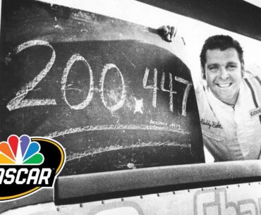 Buddy Baker breaks 200 mph speed barrier | NASCAR 75th Anniversary Moments | Motorsports on NBC
