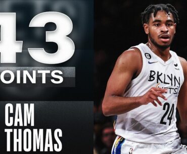 Cam Thomas Makes NBA History With 3rd Straight 40-PT Performance | February 7, 2023