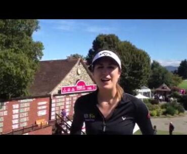 Sympathische Outtakes von Sandra Gal bei Evian Championship