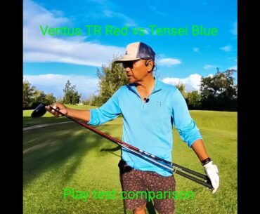 Ventus TR Red vs Tensei Blue driver shaft