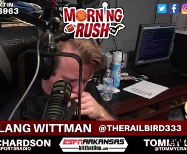The Morning Rush is LIVE. A Razorback win in Baum Walker has us a little happier on a Friday