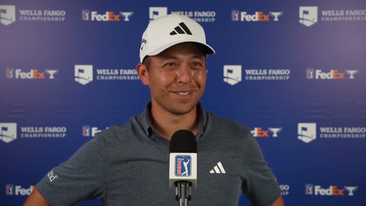 Xander Schauffele Thursday Flash Day 1 2023 Wells Fargo Championship © PGA Tour Xander Schauffele Thursday Flash Day 1 2023 Wells Fargo Championship © PGA Tour