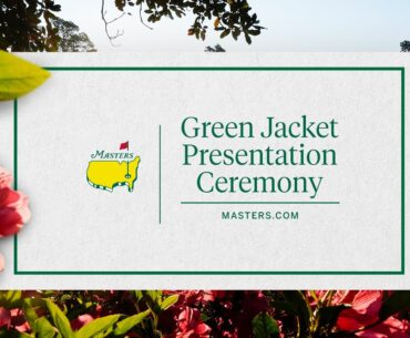 2023 Green Jacket Presentation Ceremony
