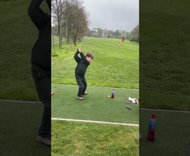 9 year old John Daly rips 3 wood off the deck!!