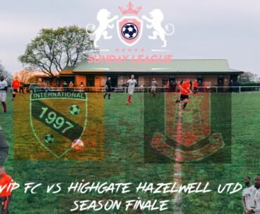 Sunday League Settings - VIP FC vs Highgate & Hazelwell - Oakbourne & Coronation Prem Season Finale